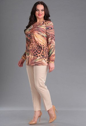 Блуза Anastasia Mak 702 коричневый