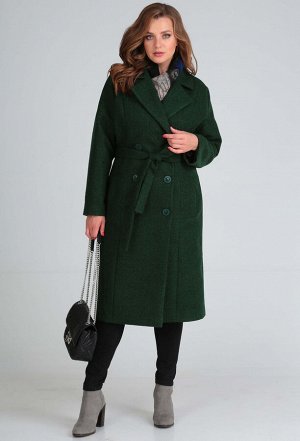 Пальто Anastasia Mak 638 зеленый