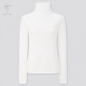 Водолазка AIRism UV cut high neck T, белый