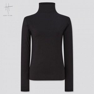 Водолазка AIRism UV cut high neck T, черный