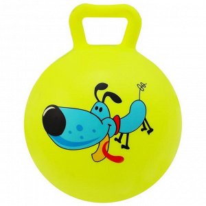 Мяч детский с ручками, со звуком, d=15 см, 80 г, цвета МИКС