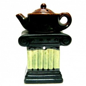 Аромалампа Чайник на колонне 14,5см керамика