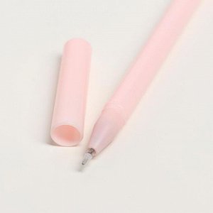 Набор новогодний «Фламинго»: чехол для бейджа, ручка, лента