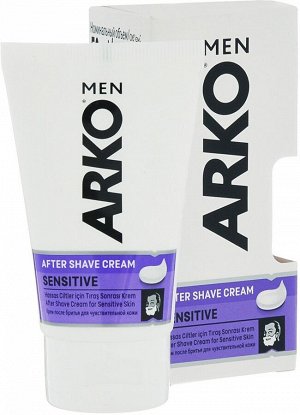 ARKO  крем после бритья, 50 г,  SENSITIVE (для чувств. кожи) C-345S