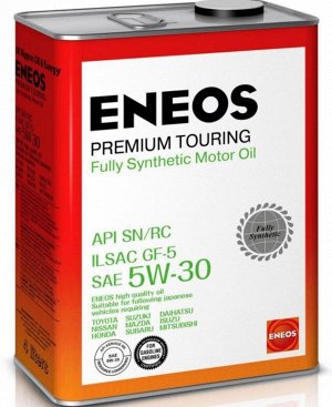 Масло моторное ENEOS Gasoline SYNTHETIC Premium Touring  SN 5w30 4л