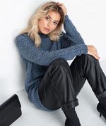 СВИТЕР-ТУНИКА 3624 т.джинс
