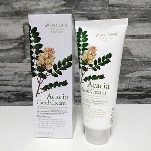 [3W CLINIC] Крем д/рук увлажняющий с экстрактом АКАЦИИ Acacia Hand Cream, 100 мл