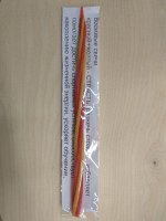 Свеча скрутка СТРАСТЬ красная + жёлая + красная+ жёлая