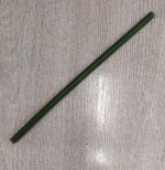 Свечи восковые №120 (упаковка 1 шт.) ЗЕЛЁНЫЕ 15,5*0,45 см, 45 минут