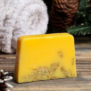Натуральное мыло СПА - уход для бани и сауны "Новогоднее" медовое, Банная Забава 80 гр