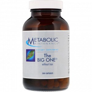 Metabolic Maintenance, The Big One без железа, 100 капсул