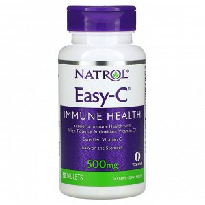 Natrol, Easy-C, 500 мг, 60 таблеток