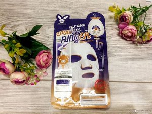 Elizavecca Тканевая маска д/лица с Эпидермальным фактор EGF DEEP POWER Ringer mask pack, 1 шт