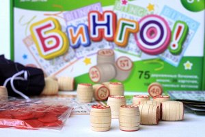 Настольная игра Бинго (дер. бочонки)