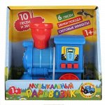 Паровозик муз. &quot;Умка&quot; Синий трактор, свет,звук, кор 15*15*8см