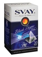Чай Svay Black Thyme, 20 пирамидок