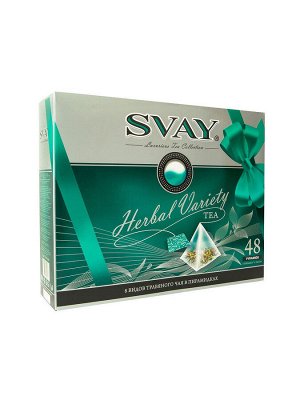 Набор чая SVAY Herbal Variety 48 пирамидок (8 видов)