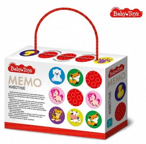 Игра настольная МЕМО "Животные" Вaby Toys