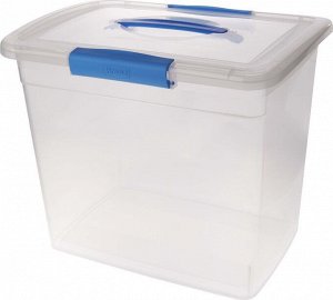 Ящик для хранения "Laconic" 14л, с ручкой, цв.голубой BQ2525НБСПР