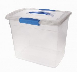 Ящик для хранения "Laconic" 20л, с ручкой, цв.голубой  BQ2526НБСПР