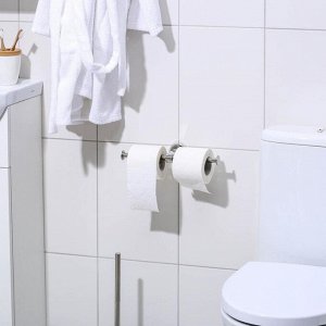 СИМА-ЛЕНД Держатель для туалетной бумаги на 2 рулона, нержавеющая сталь