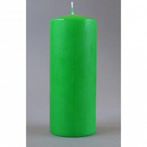 Свеча пеньковая зеленая 20см 079808