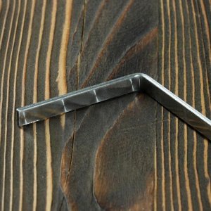 Кочерга узбекская с деревянной ручкой, с узором, 70*1см, сталь 3мм