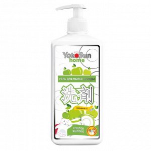 Гель для мытья посуды YokoSun,   ЯБЛОКО, 1л.