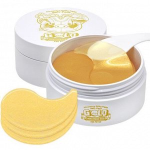 Elizavecca Патчи для глаз ЗОЛОТО/ГИАЛУРОН Milky Piggy Hell-Pore Gold Hyaluronic Acid eye patch, 60шт