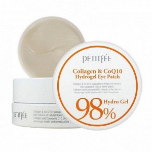 Petitfee Патчи для век гидрогелевые Колаген/Q10 Collagen&CoQ10 Hydrogel Eye Patch