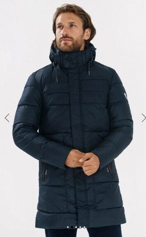 Мужская текстильная куртка на искусственном пуху