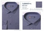 1LBR017+4* (M-4XL) Сорочка мужск.полу.притал. дл. рукав