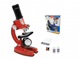 Набор для опытов с микроскопом, 23 предмета в наборе, цвет красный6