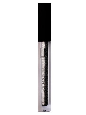 LN Глиттер жидкий для макияжа BRILLIANT SHINE, 3,3 мл, №6 черный бриллиант (4) *