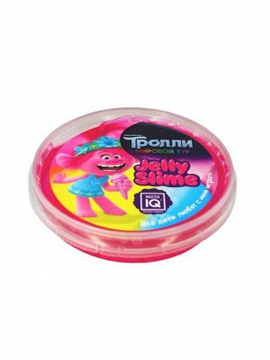 Слайм Master IQ Jelly Slime Тролли розовый, в шайбе, готовый