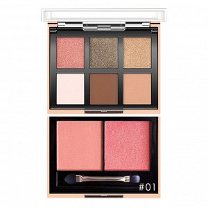 Тени O.TWO.O Color Show 6 цв + румяна 2 цв № 1 25 g