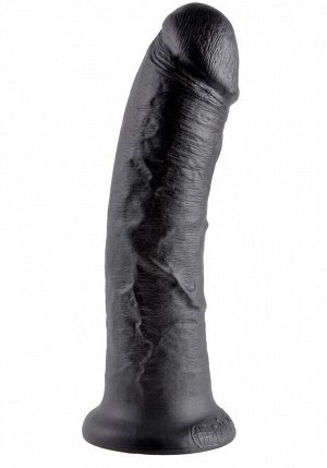 Чёрный фаллоимитатор 8" Cock - 20,3 см.