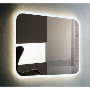 Зеркало Demure LED 800х600 с подогревом, музыкальным блоком ЗЛП184