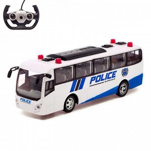 Автобус радиоуправляемый «Полиция», работает от аккумулятора