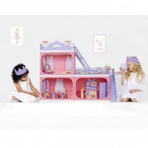 Коттедж двухэтажный для кукол «Маленькая принцесса»