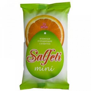 Salfeti Mini, Влажные салфетки ассотри 15 шт