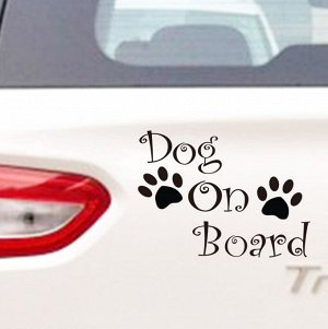 Наклейка на авто &quot;Dog on Board&quot;