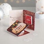 Мини-открытка &quot;С Новым годом, с новым счастьем (шары)&quot;