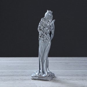 Статуэтка "Фортуна", серебристый цвет, 30 см