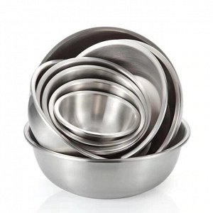 Миска из нержавейки 24 см/Железная миска для кухни