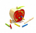 Игра магнитная фруктовые червячки Яблоко