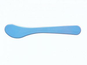 Шпатель пластиковый для масок, 15,3 см (синий), 1шт