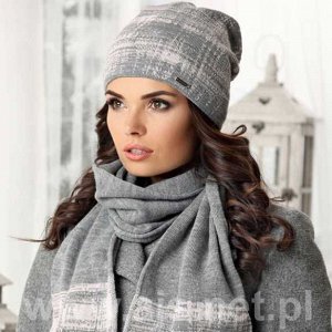 КОМПЛЕКТ шапка+шарф женский