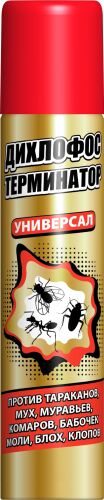 Дихлофос Терминатор 180см3 от летающих и ползающих насекомых