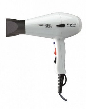 Kapous, Профессиональный фен для укладки волос Tornado 2500, белый арт. 1437